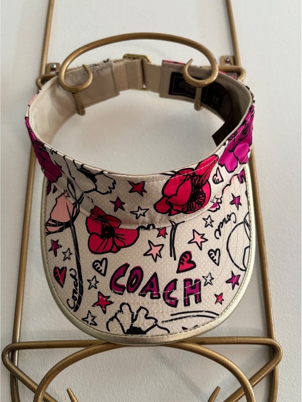 Coach Poppy Graffiti Visor